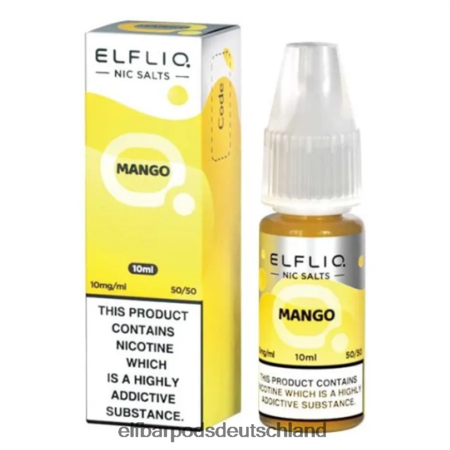 Elf Bar DE - ELFBAR Elflic-Nic-Salze – Mango – 10 ml – 20 mg/ml 4Z0XHD189