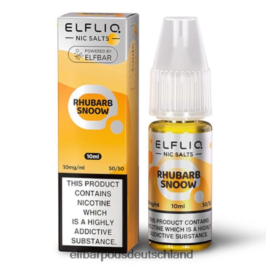 Elf Bar Deutschland - ELFBAR Elflic-Nic-Salze – Rhabarber-Schneeflocken – 10 ml – 10 mg/ml 4Z0XHD171