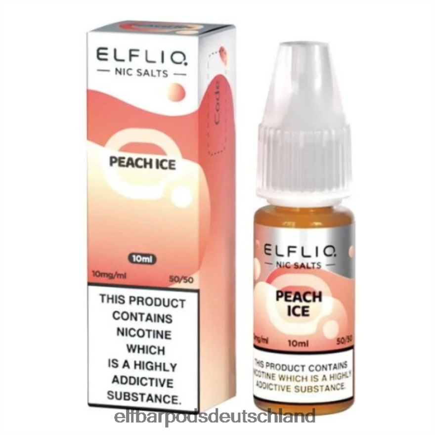 Elf Bar Günstig Kaufen - ELFBAR Elflic-Nic-Salze – Pfirsicheis – 10 ml – 20 mg/ml 4Z0XHD186