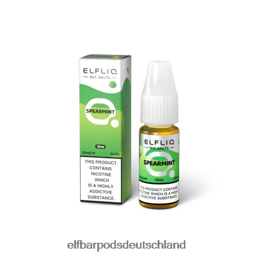 Elf Bar Günstig Mit Nikotin - ELFBAR Elfliq Spearmint-Nic-Salze – 10 ml – 20 mg/ml 4Z0XHD208