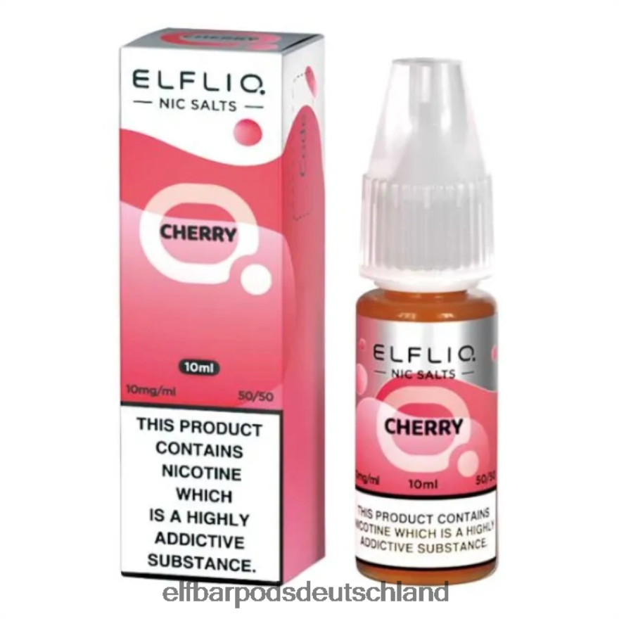 Elf Bar Ohne Nikotin Kaufen - ELFBAR Elfliq Nic Salts – Kirsche – 10 ml – 5 mg 4Z0XHD198