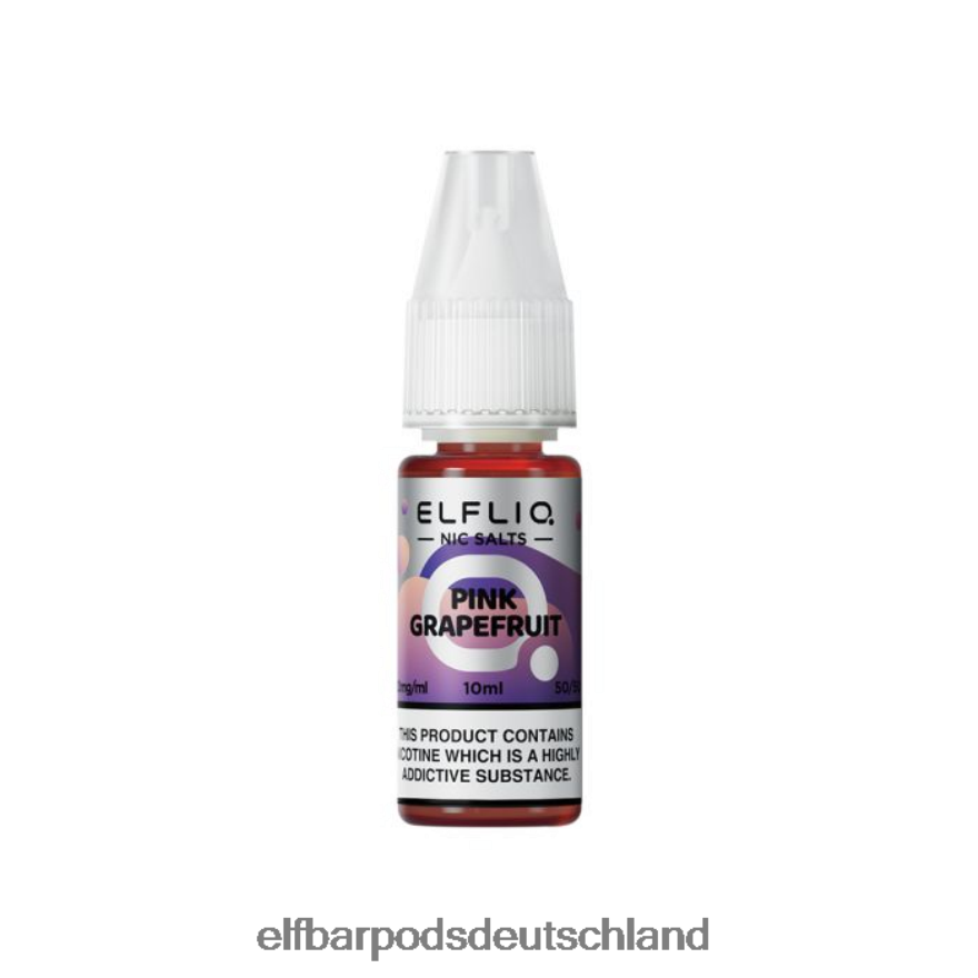 Elf Bar Ohne Nikotin Menthol - ELFBAR Elfliq Pink Grapefruit-Nic-Salze – 10 ml – 10 mg/ml 4Z0XHD202