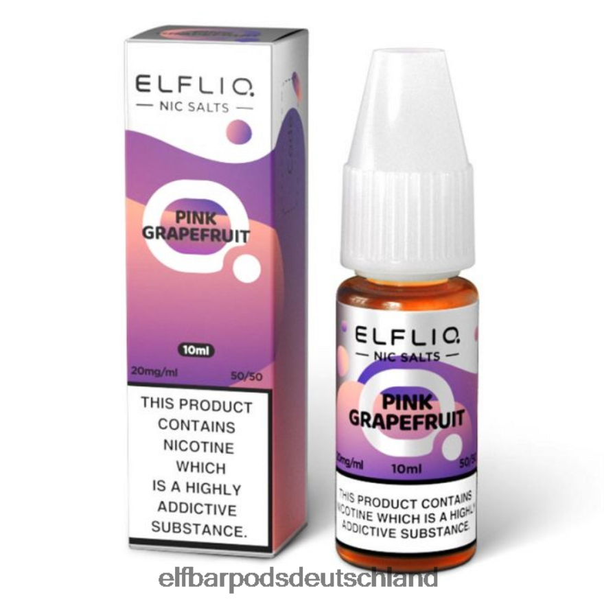 Elf Bar Ohne Nikotin Sorten - ELFBAR Elfliq Pink Grapefruit-Nic-Salze – 10 ml – 5 mg 4Z0XHD201