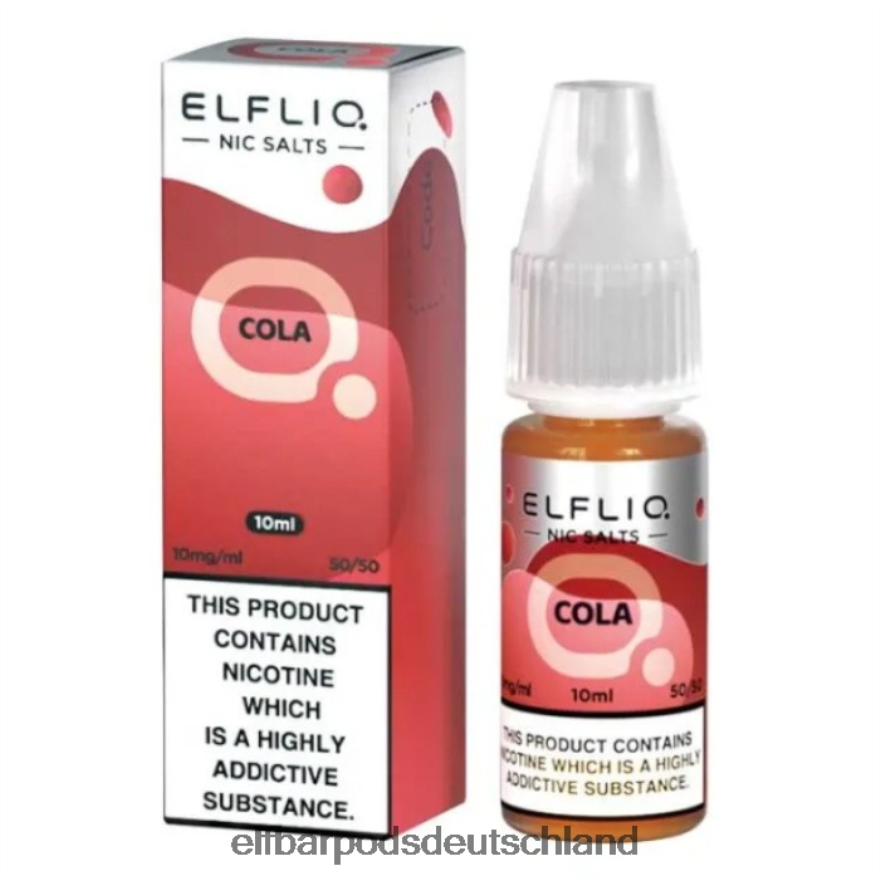 Elf Bar Pods Zum Nachfüllen - ELFBAR Elflic-Nic-Salze – Cola – 10 ml – 20 mg/ml 4Z0XHD195