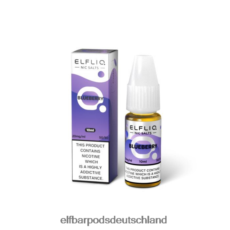 Elf Bar Pods Zum Nachfüllen - ELFBAR Elfliq Blaubeer-Nic-Salze – 10 ml–20 mg/ml 4Z0XHD216