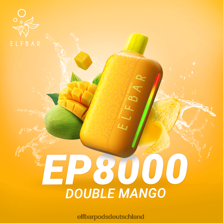 Elf Bar Günstig Mit Nikotin - ELFBAR Einweg-Vapor neue ep8000 Puffs 4Z0XHD370 doppelte Mango