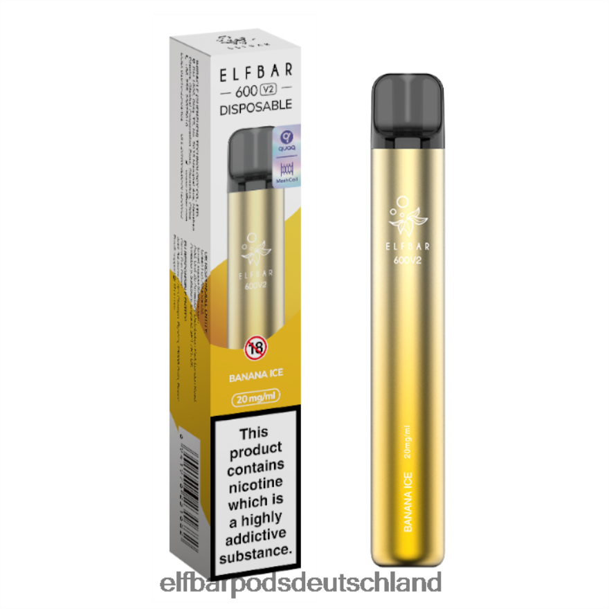 Elf Bar Ohne Nikotin Kaufen - ELFBAR 600v2 Einweg-Vaporizer – 20 mg 4Z0XHD9 Bananeneis