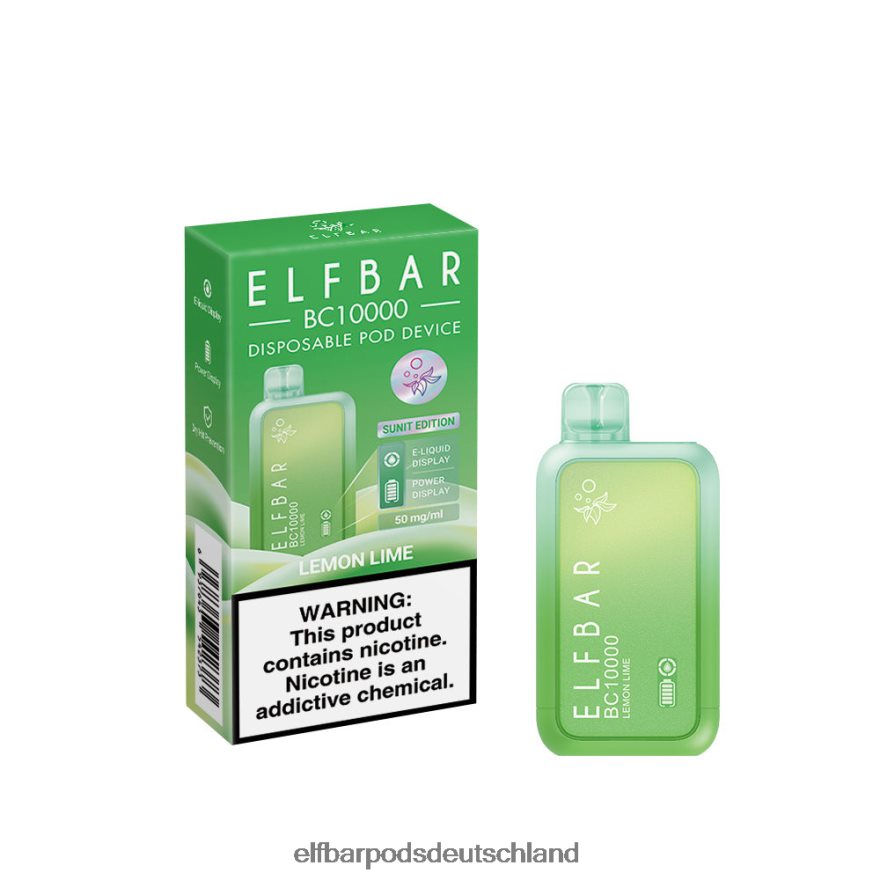 Elf Bar Ohne Nikotin Menthol - ELFBAR Einweg-Vaporizer, neu, BC10000, 10000 Züge 4Z0XHD343 Zitronenlimette